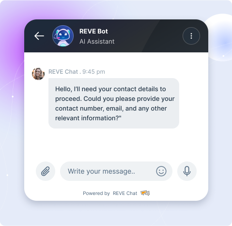 Chat Scripts for Asking Contact Details