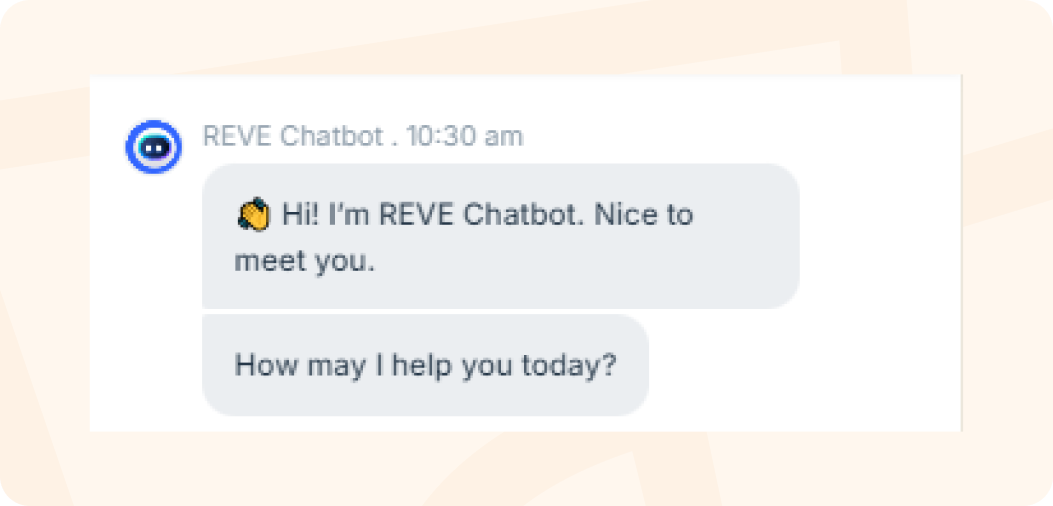 Build a polite and engaging greetings for chatbot