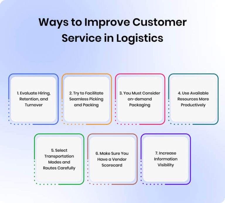 7 Great Ways to Improve Customer Service in Logistics