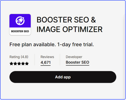 Booster SEO & Image Optimizer