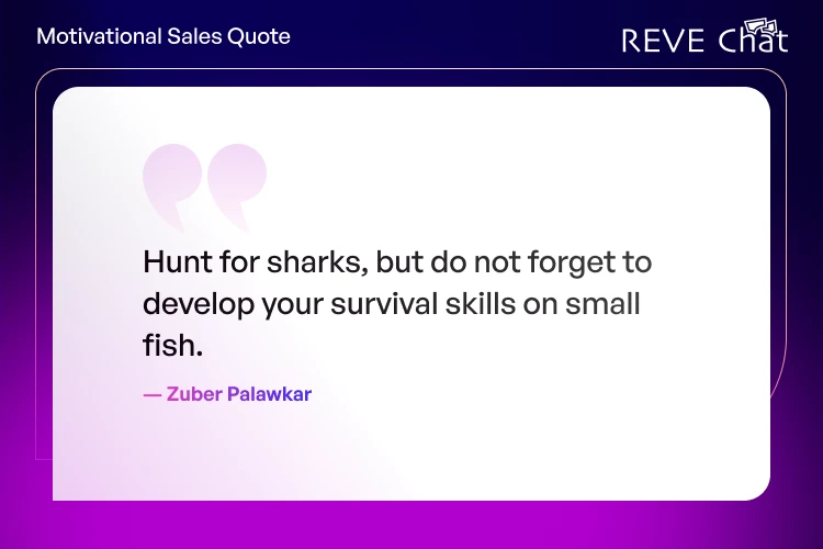 Inspirational Sales Quote