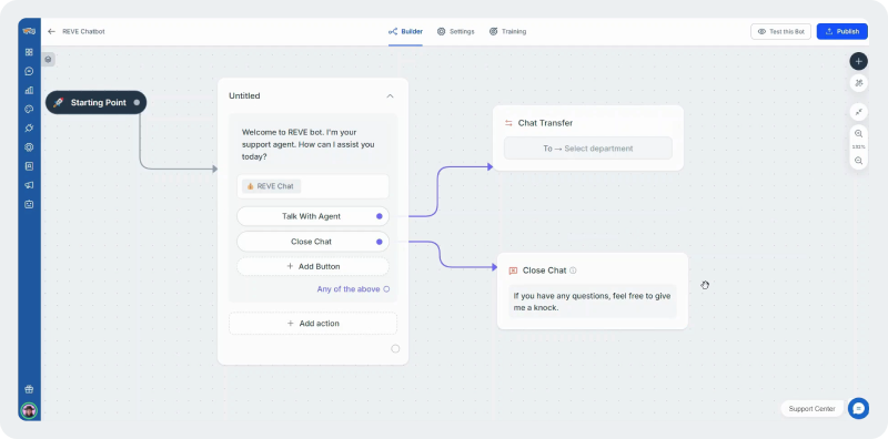 Set Response Limits and Add Custom Buttons
