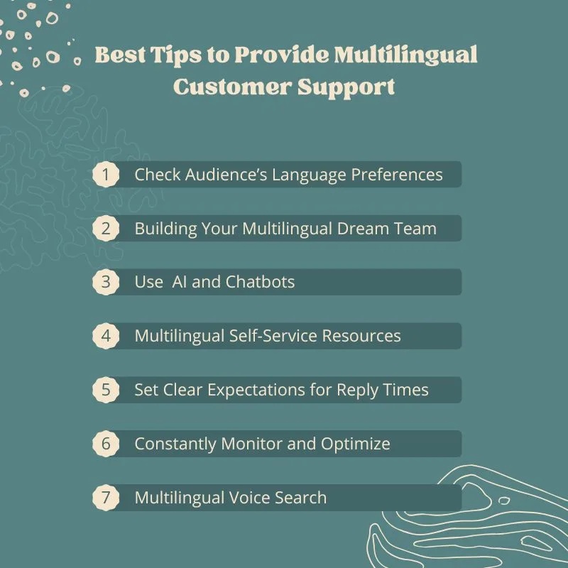 7 Best tips to offer multilingual customer support