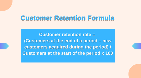 customer retention rate formula